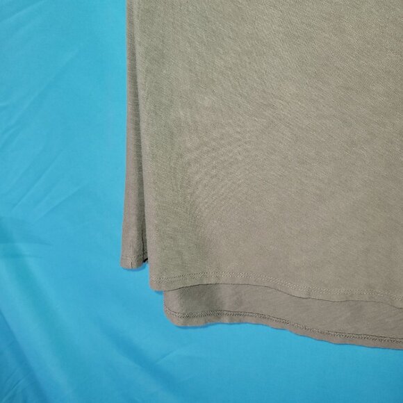 Carve Designs Olive Green Knee-Length Skirt M Ruched Sides Casual Everyday Wear - Picture 12 of 12